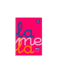 Cuaderno Fº polipropileno C5 80 hojas 90 grs rosa 7FTP005R